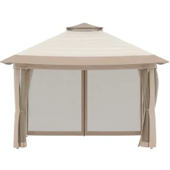Gartenpavillon REASOL 3 x 3 m beige