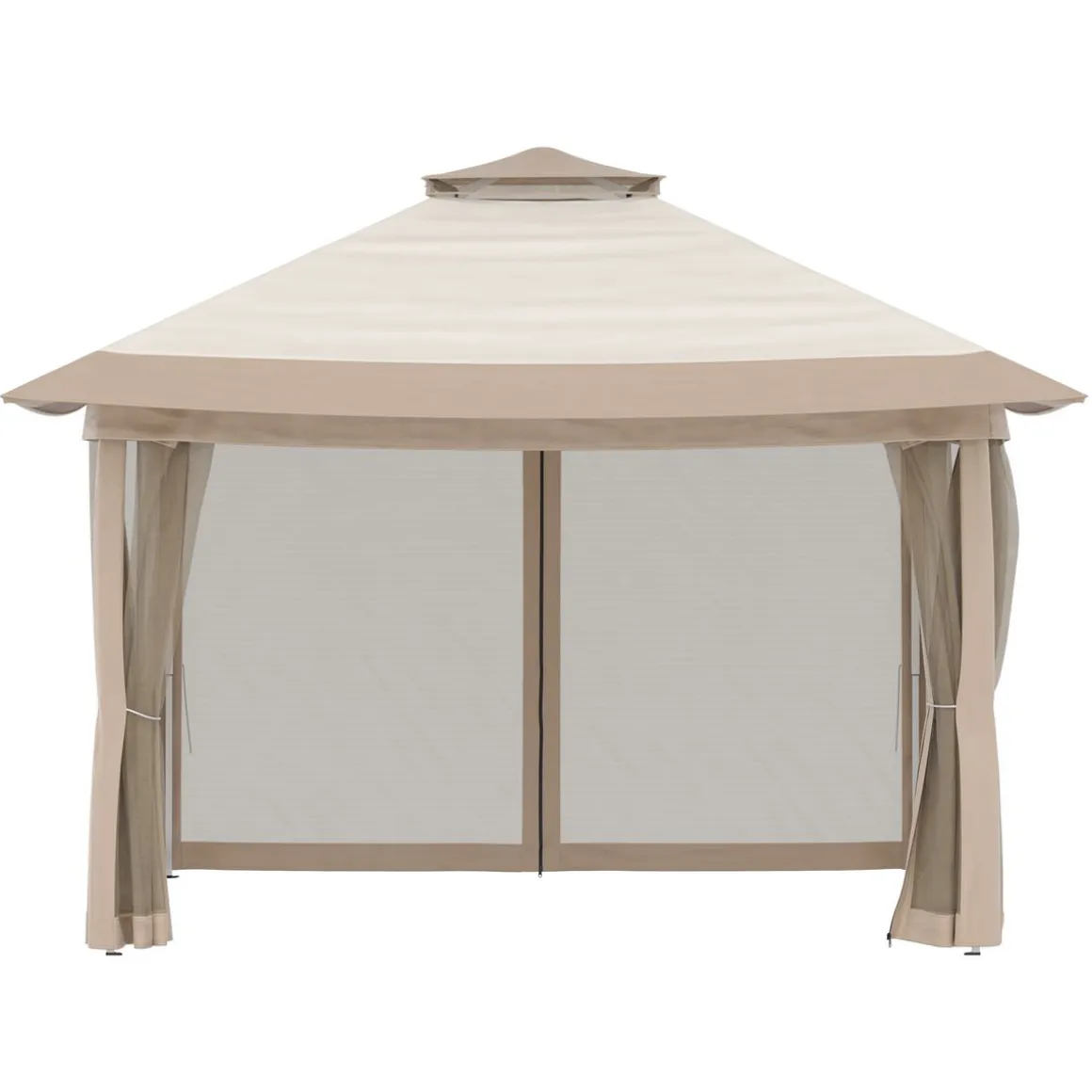 Gartenpavillon REASOL 3 x 3 m beige