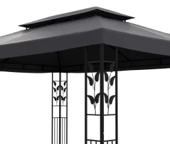 Gartenpavillon ZEN 4 x 3 m anthrazit