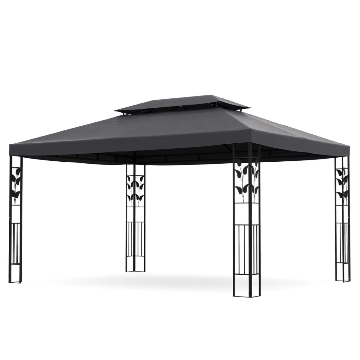Gartenpavillon ZEN 4 x 3 m anthrazit