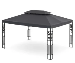 Gartenpavillon ZEN 4 x 3 m anthrazit
