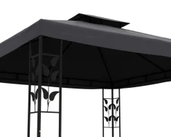 Gartenpavillon ZEN 3 x 3 m anthrazit