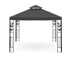 Gartenpavillon ZEN 3 x 3 m anthrazit