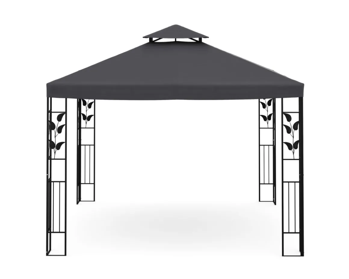 Gartenpavillon ZEN 3 x 3 m anthrazit
