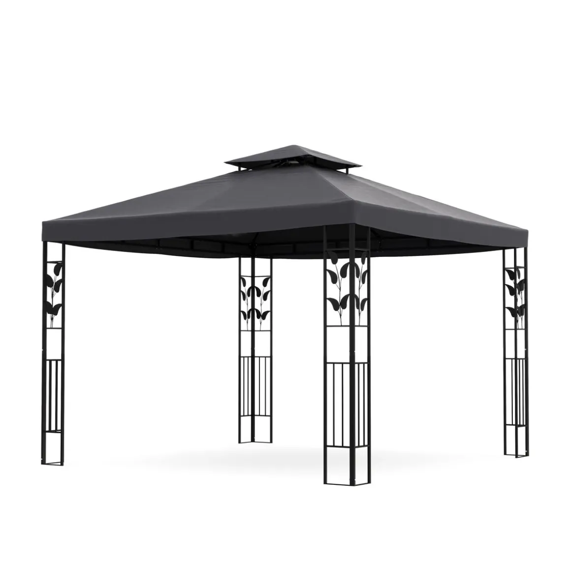 Gartenpavillon ZEN 3 x 3 m anthrazit