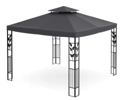 Gartenpavillon ZEN 3 x 3 m anthrazit