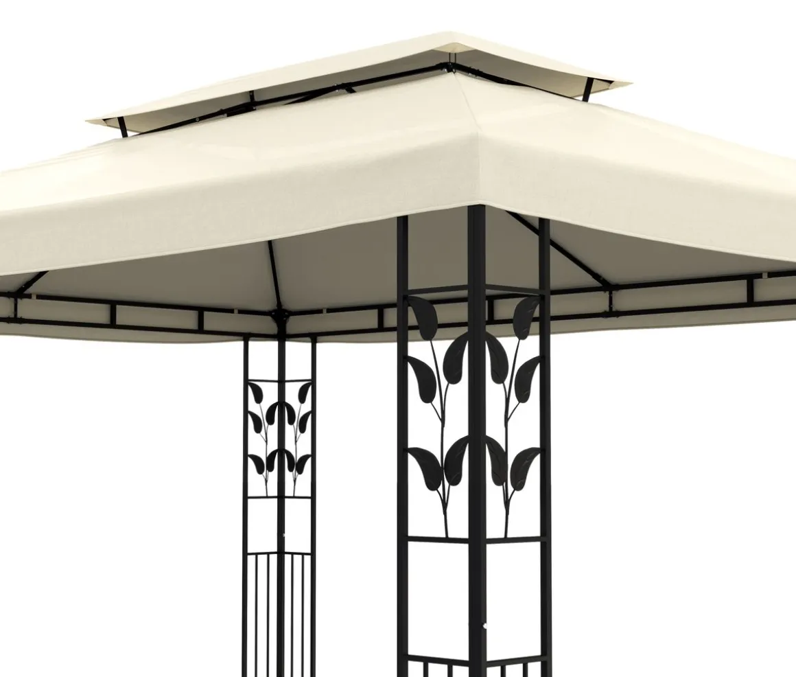 Gartenpavillon ZEN 4 x 3 m beige