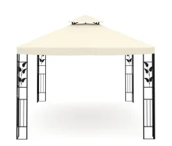 Gartenpavillon ZEN 4 x 3 m beige