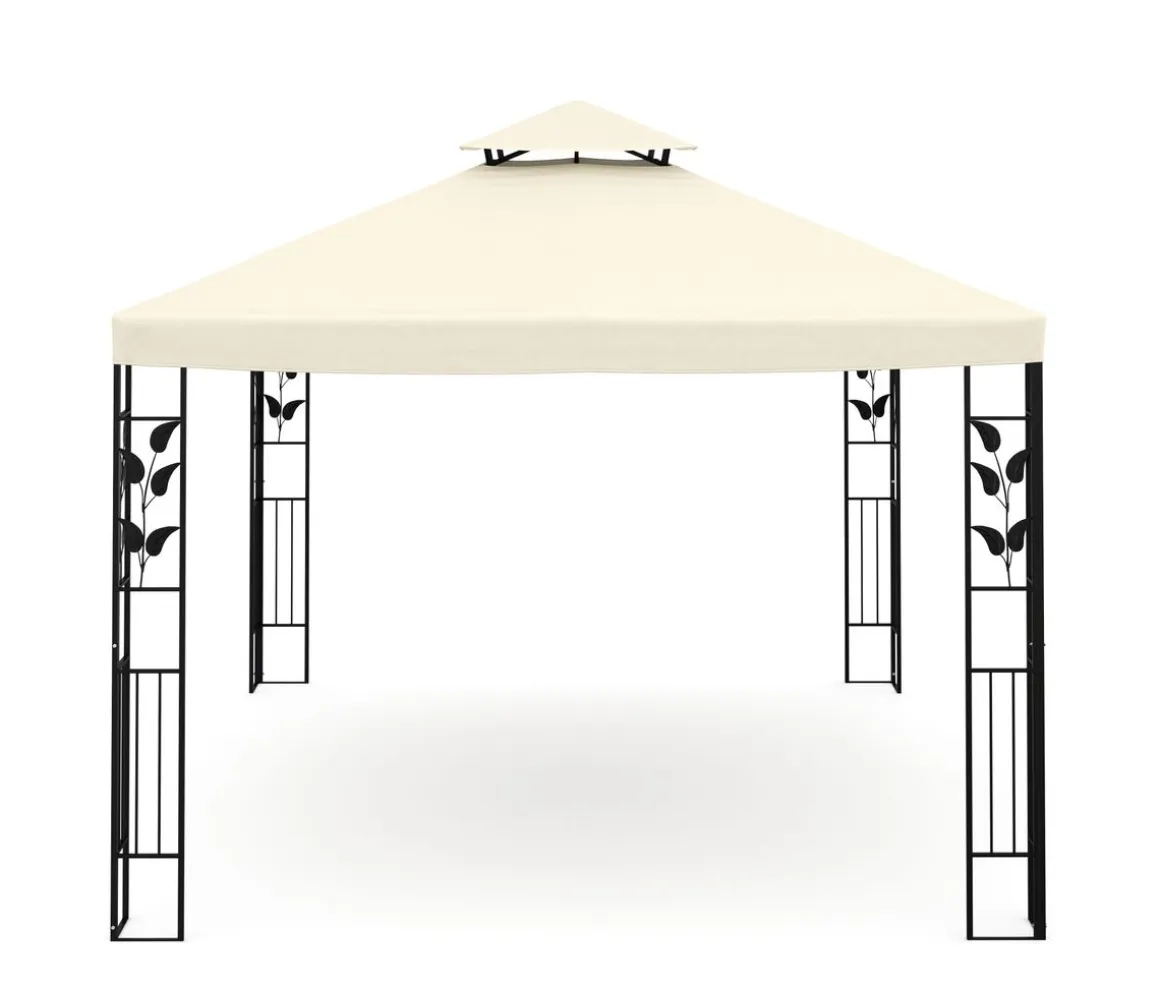 Gartenpavillon ZEN 4 x 3 m beige