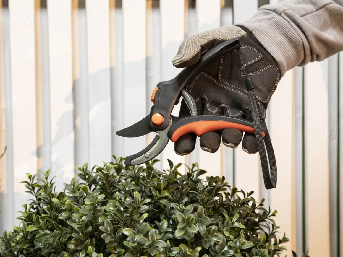 Gartenschere Amboss 20 cm