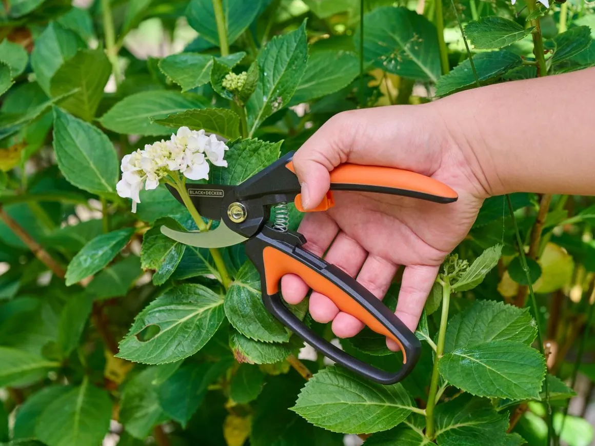 Gartenschere Bypass mit Sicherheitsschloss