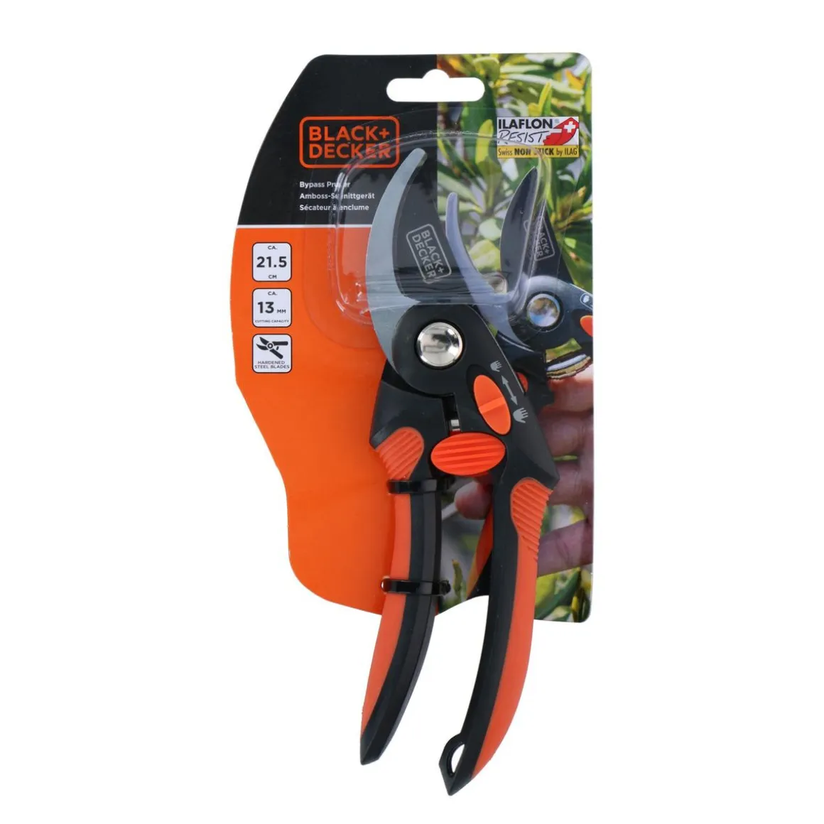 Gartenschere mit Antihaftbeschichtung 21.5 cm