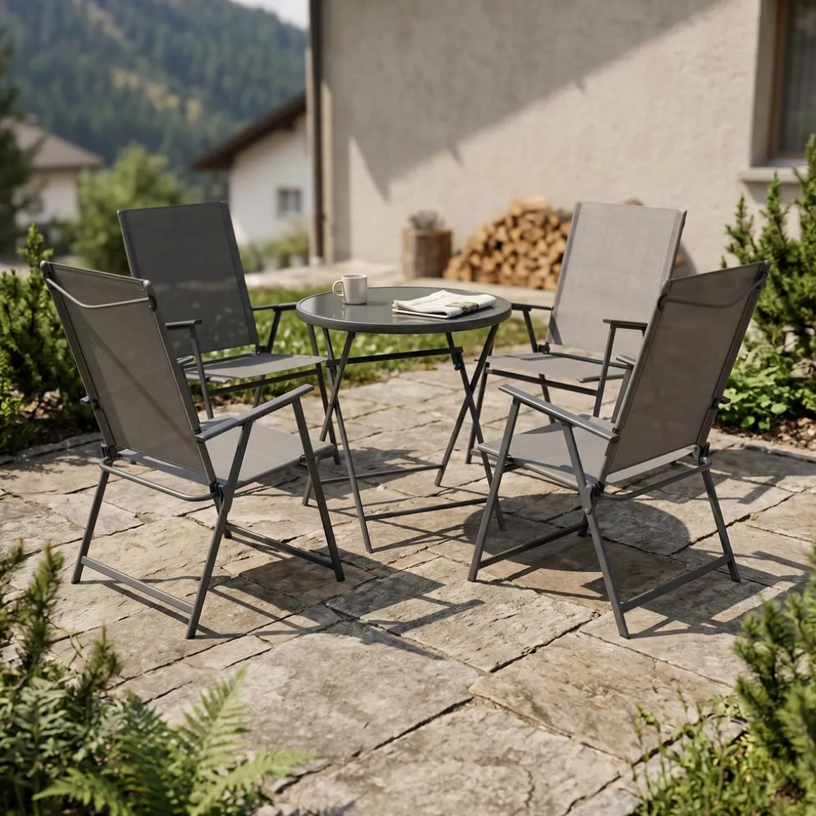 Gartenset COLMAR grau
