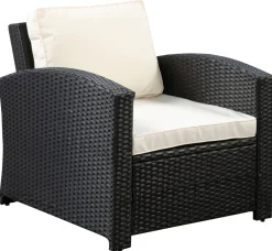 Gartenset KORFU schwarz/beige