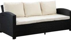 Gartenset KORFU schwarz/beige