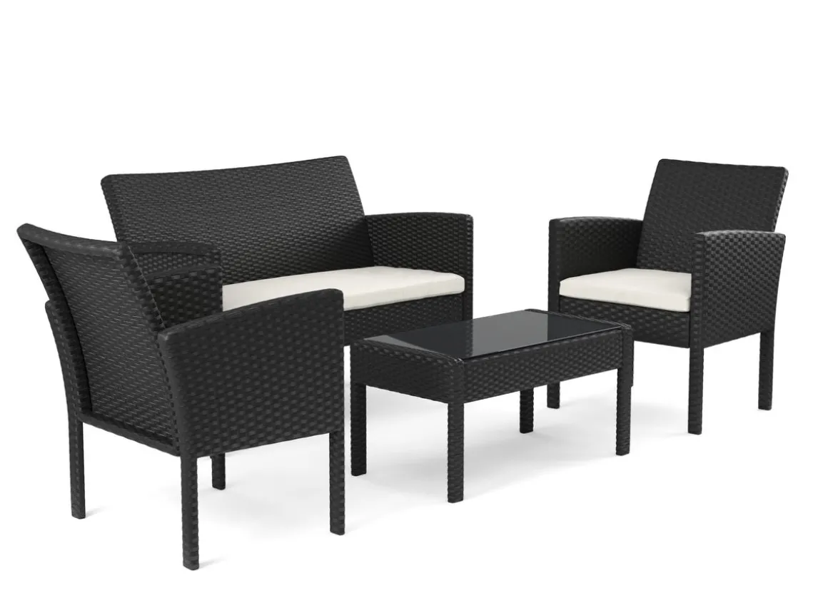 Gartenset LIVORNO PE Rattan