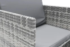 Gartenset Rattan BASTIA grau