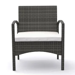 Gartenset Rattan CATANIA grau