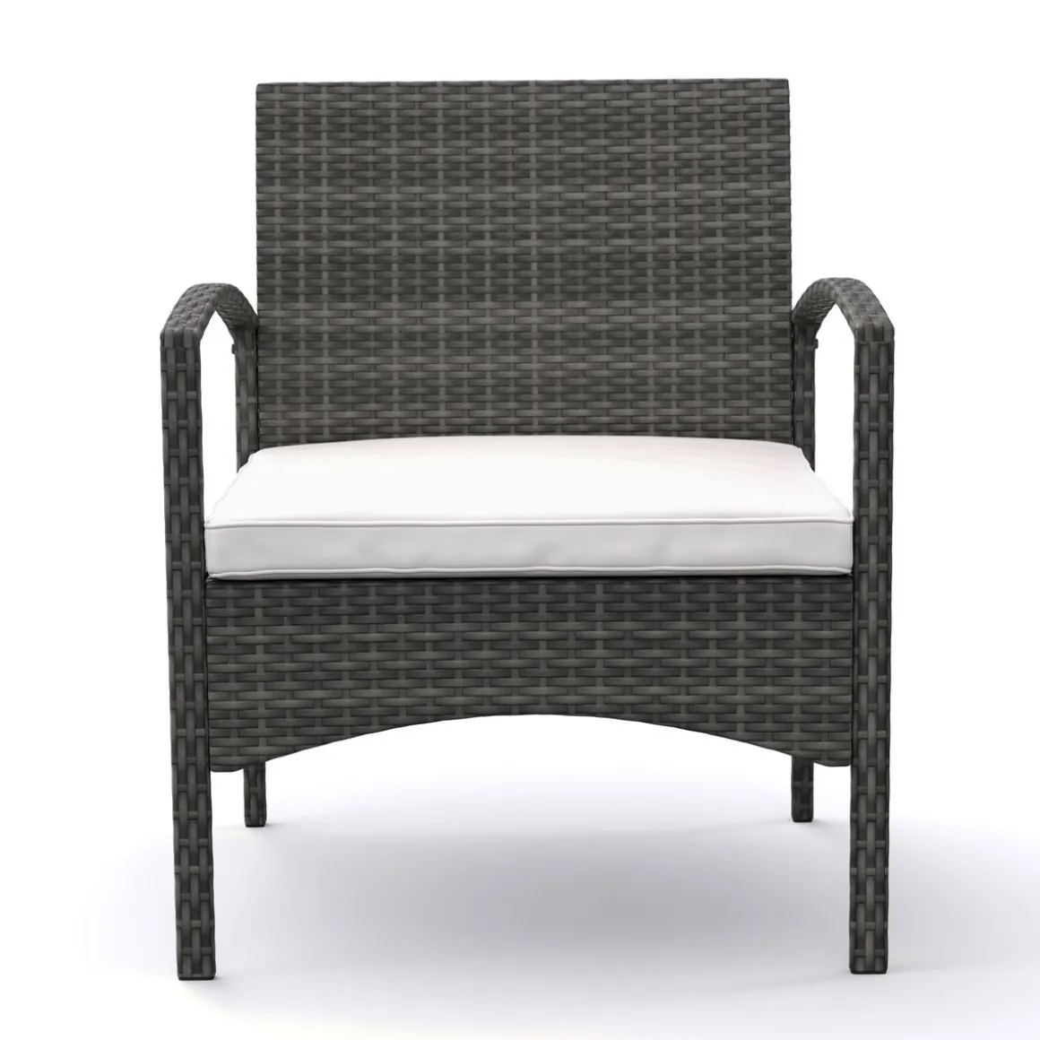 Gartenset Rattan CATANIA grau