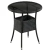 Gartenset Rattan FLORIDA schwarz
