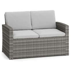 Gartenset Rattan MILENA grau