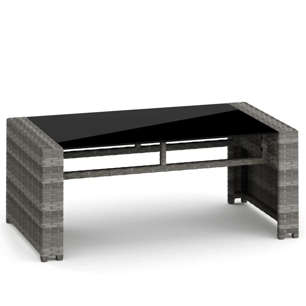 Gartenset Rattan MILENA grau