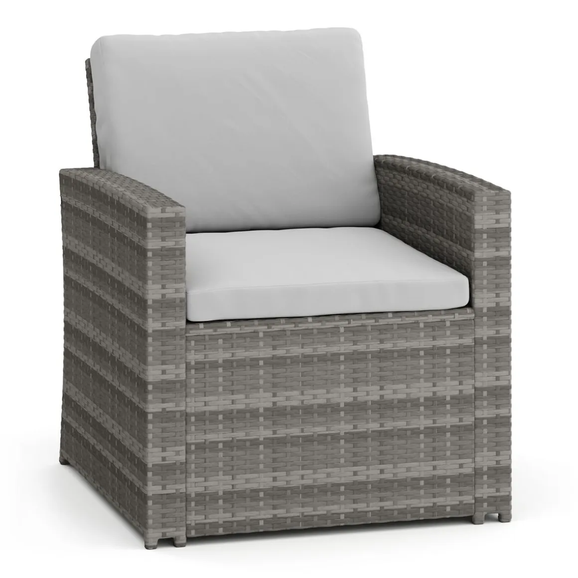 Gartenset Rattan MILENA grau