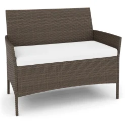 Gartenset Rattan MOLDE braun/beige