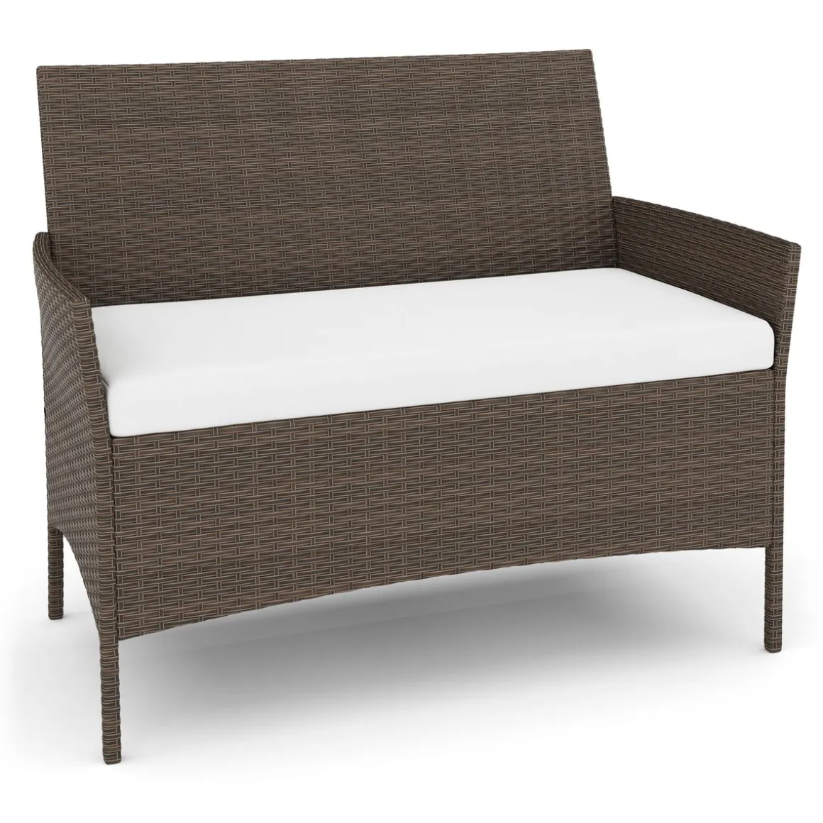 Gartenset Rattan MOLDE braun/beige