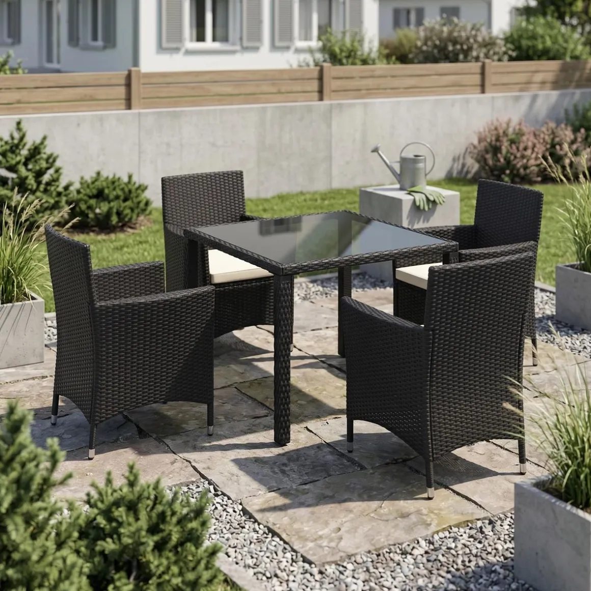 Gartenset ROM schwarz | GONSER.CH