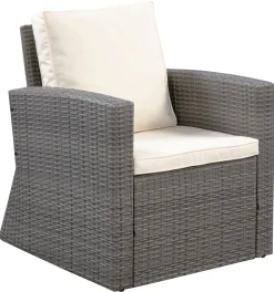 Gartenset SAVONA grau/beige