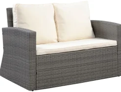 Gartenset SAVONA grau/beige