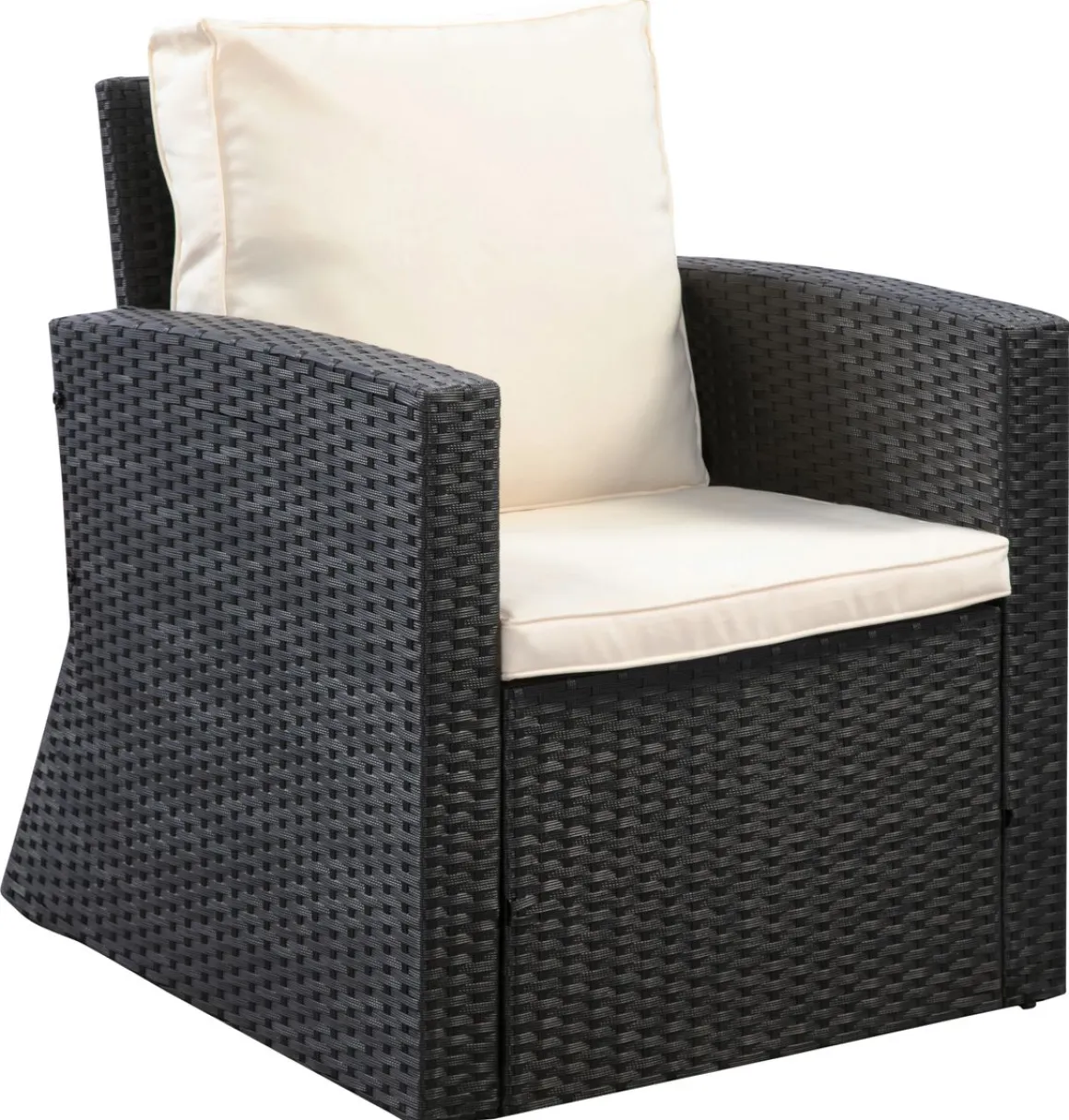 Gartenset SAVONA schwarz/beige