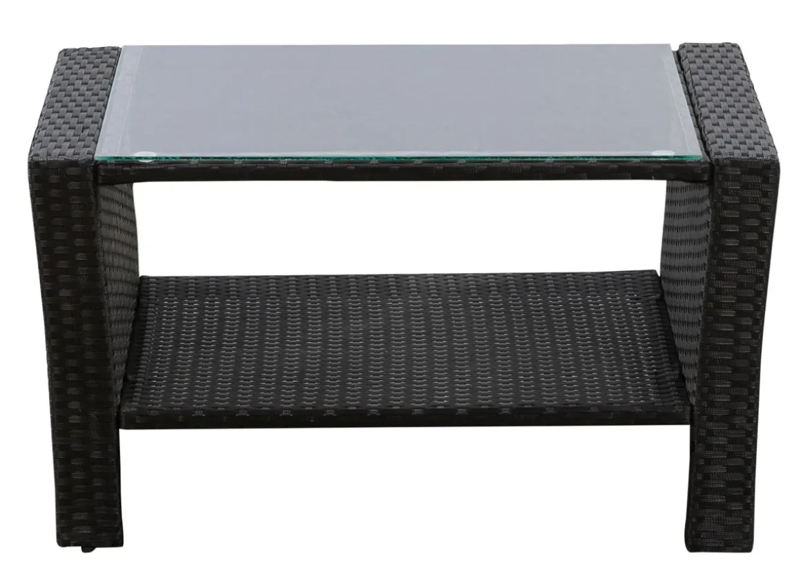 Gartenset SAVONA schwarz/beige