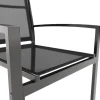 Gartenstuhl 4er Set anthrazit
