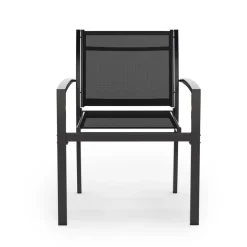 Gartenstuhl 4er Set anthrazit