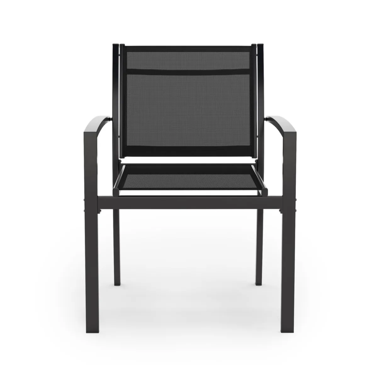 Gartenstuhl 4er Set anthrazit