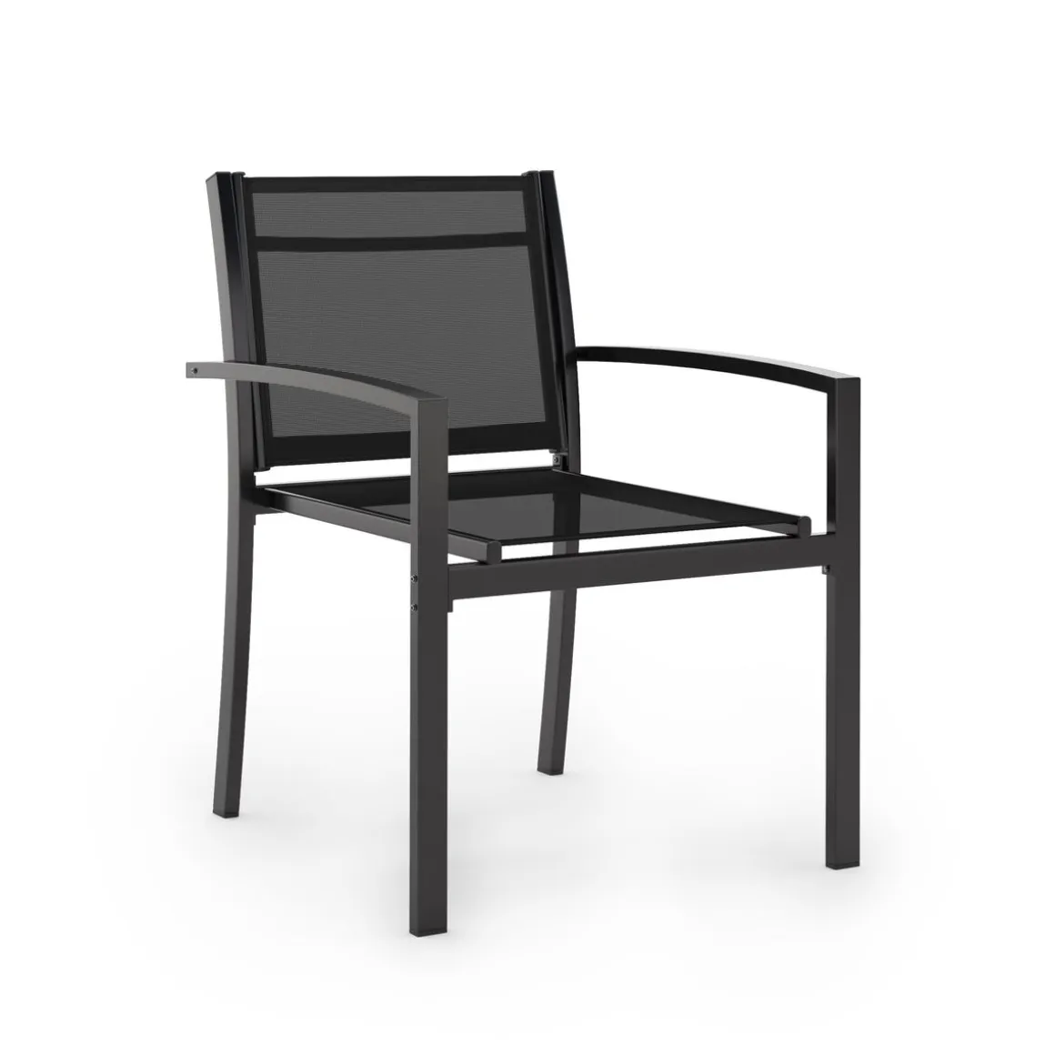 Gartenstuhl 4er Set anthrazit