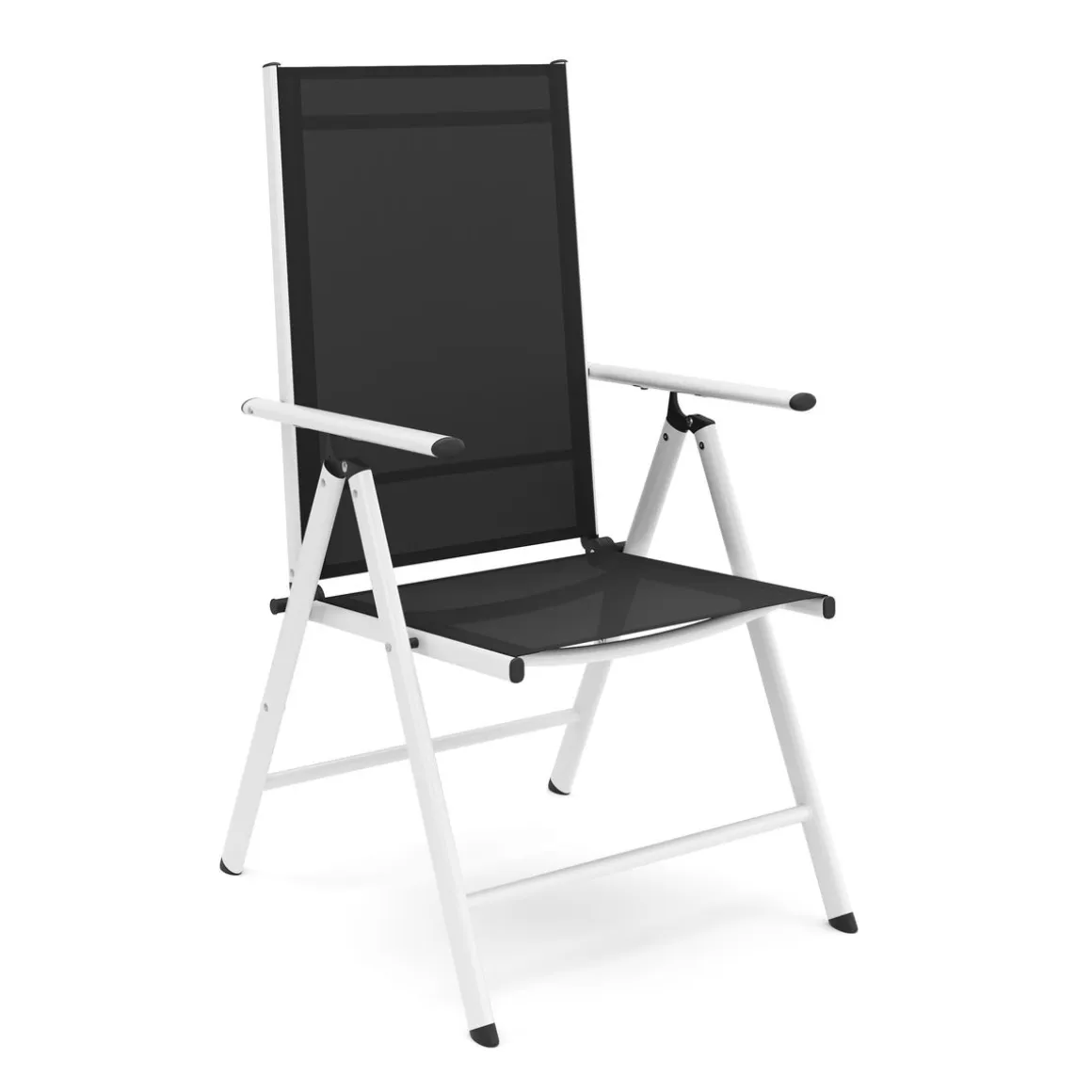 Gartenstuhl EVA 2er Set schwarz/weiss