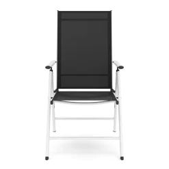 Gartenstuhl EVA 2er Set schwarz/weiss