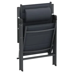 Gartenstuhl FREYA 2er Set anthrazit