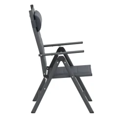 Gartenstuhl FREYA 2er Set anthrazit