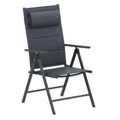 Gartenstuhl FREYA 2er Set anthrazit