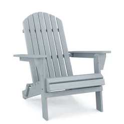 Gartenstuhl Holz ADIRONDACK grau