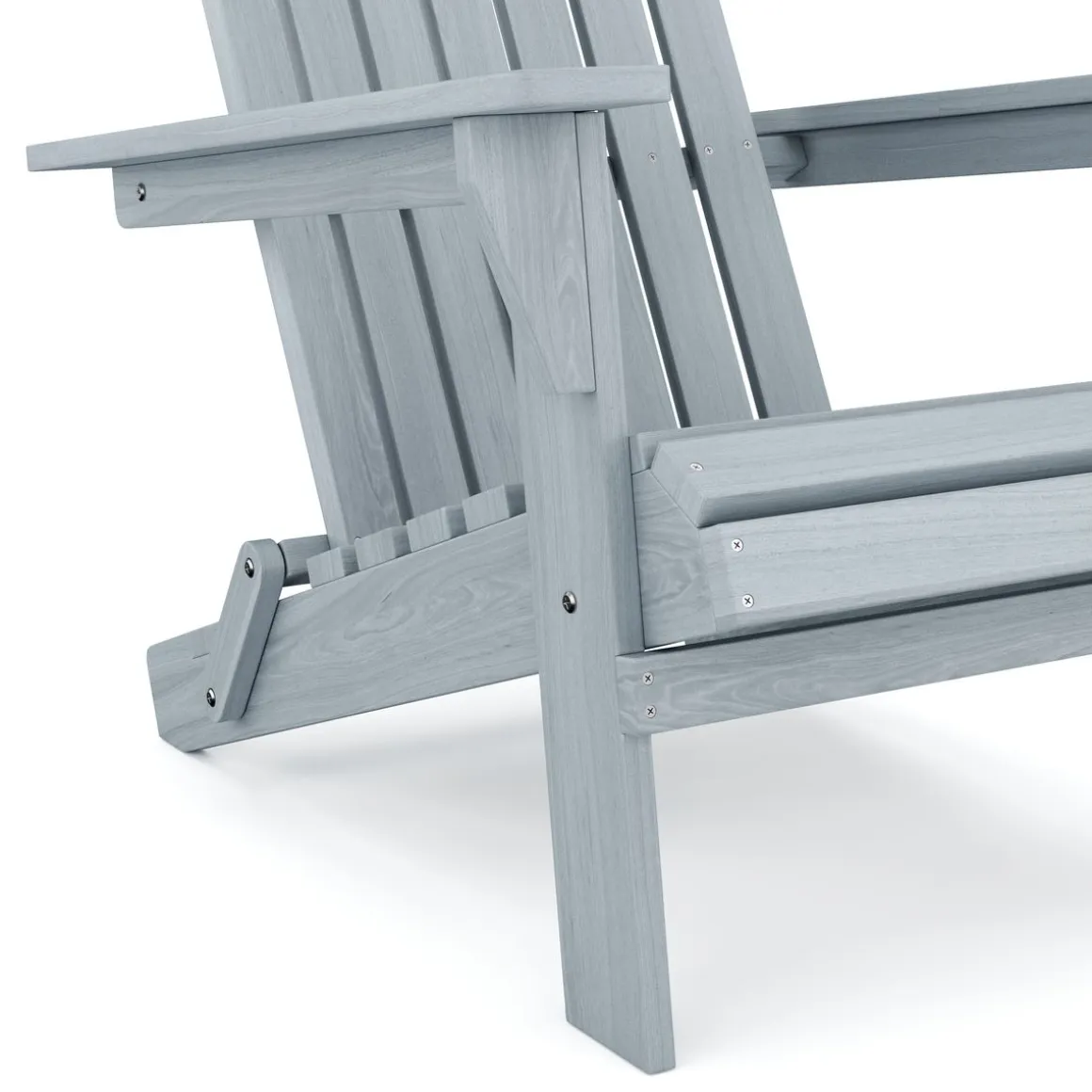 Gartenstuhl Holz ADIRONDACK grau