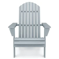 Gartenstuhl Holz ADIRONDACK grau