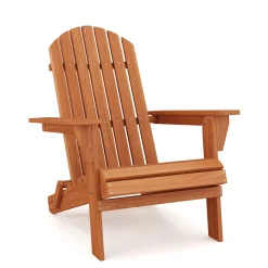 Gartenstuhl Holz ADIRONDACK braun