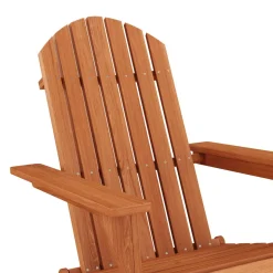 Gartenstuhl Holz ADIRONDACK braun