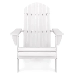Gartenstuhl Holz ADIRONDACK weiss