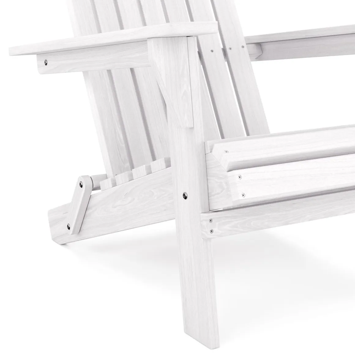 Gartenstuhl Holz ADIRONDACK weiss